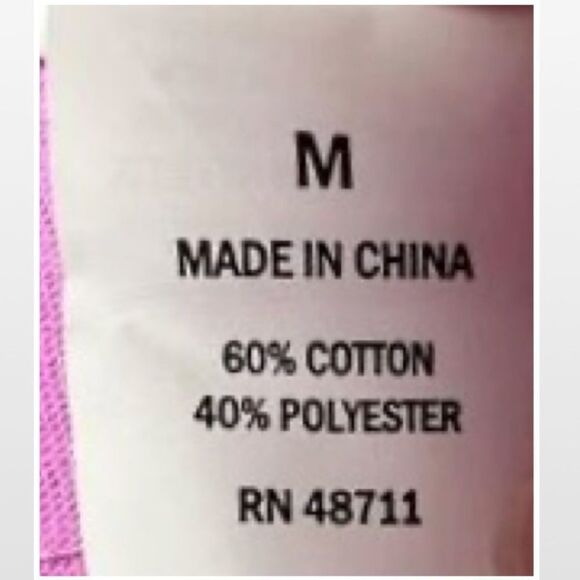 New Falls Creek Top Womens Medium Bright Pink Ruffle Hem Long Sleeve - Picture 12 of 16